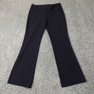 Express Pants Womens 10 Blue Chino Dress Slacks Columnist Bootcut Stretch Preppy